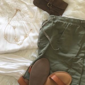 White long sleeve top